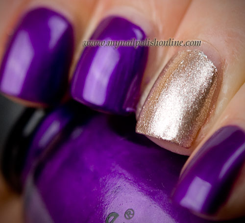 China Glaze - Coconut Kiss with Color Club Antiquated
