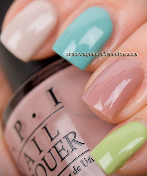 China Glaze - For Audrey and OPI - Tickle My France-y