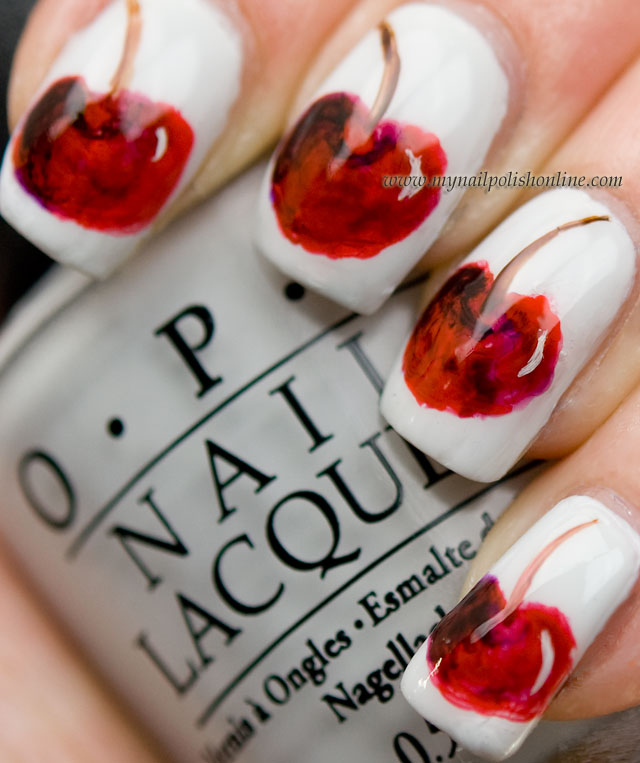 Nail art - Cherries