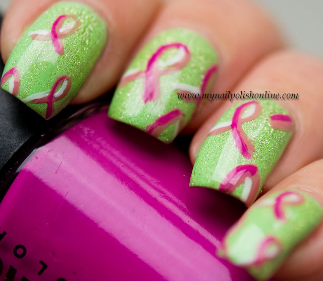 Nail Art Sunday - Pink Ribbon