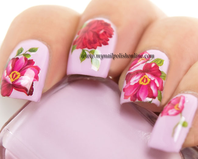 Water decals with flowers from Saijtam