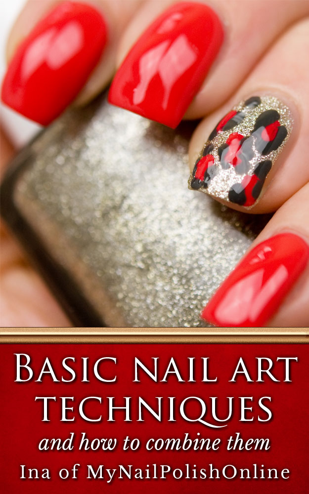 Basic nail art techniques and how to combine them!