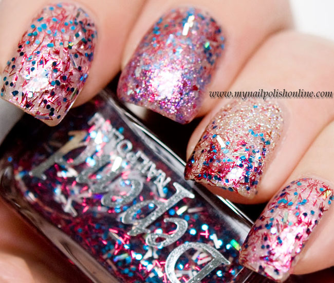 Guest post at Eleven.se with Depend glitter polishes