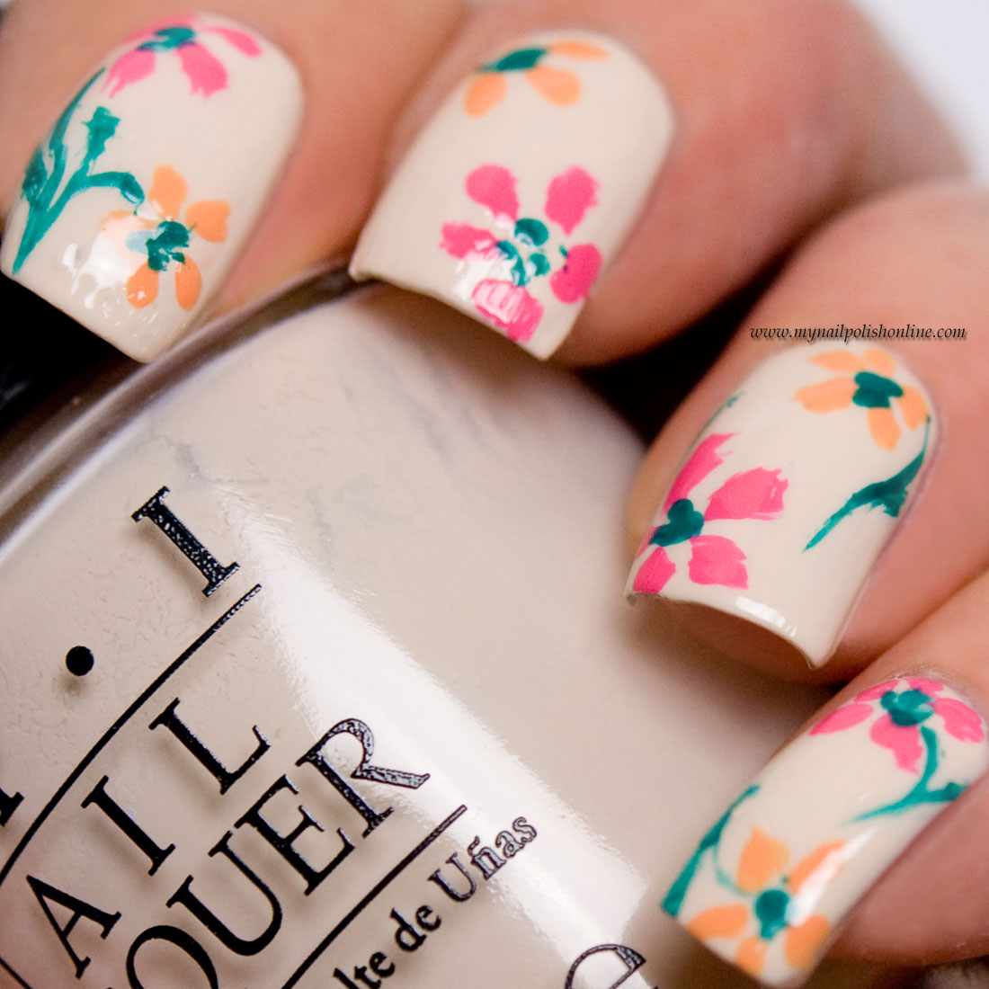 Nail Art - Floral Manicure