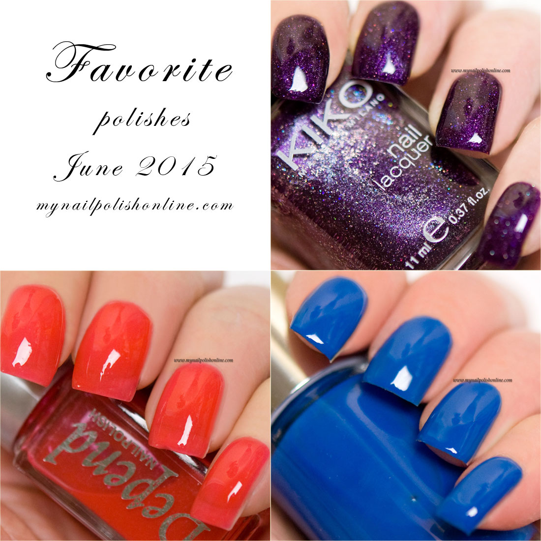 Favorite polishes - June 2015