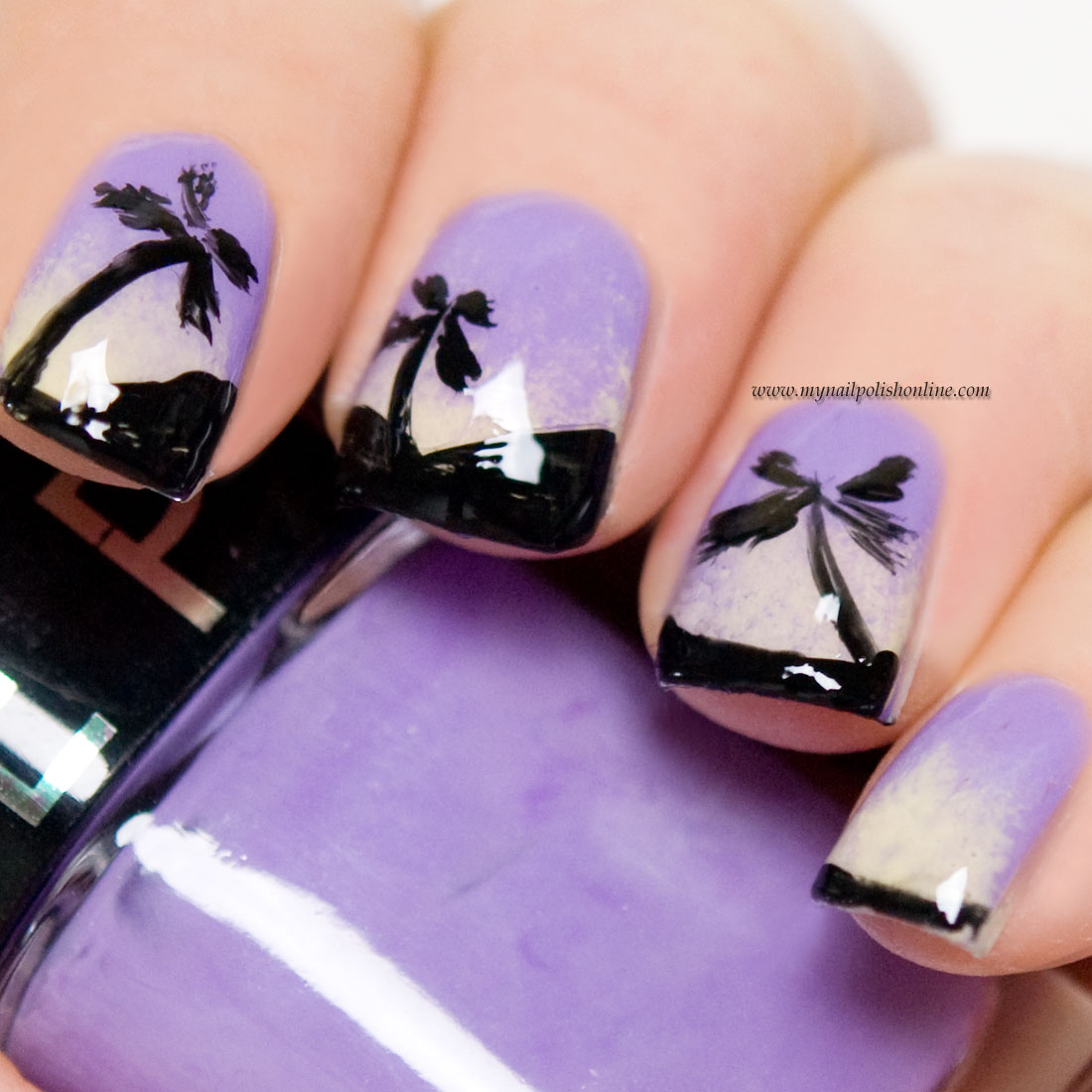 Nail Art - Palms