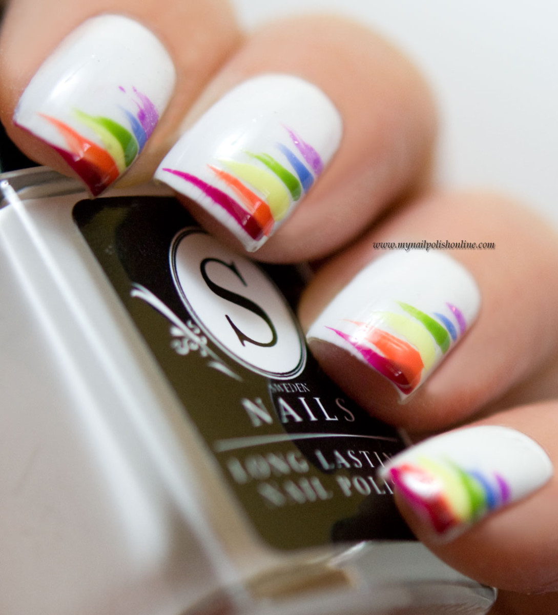 31DC2016 - Rainbow Nails