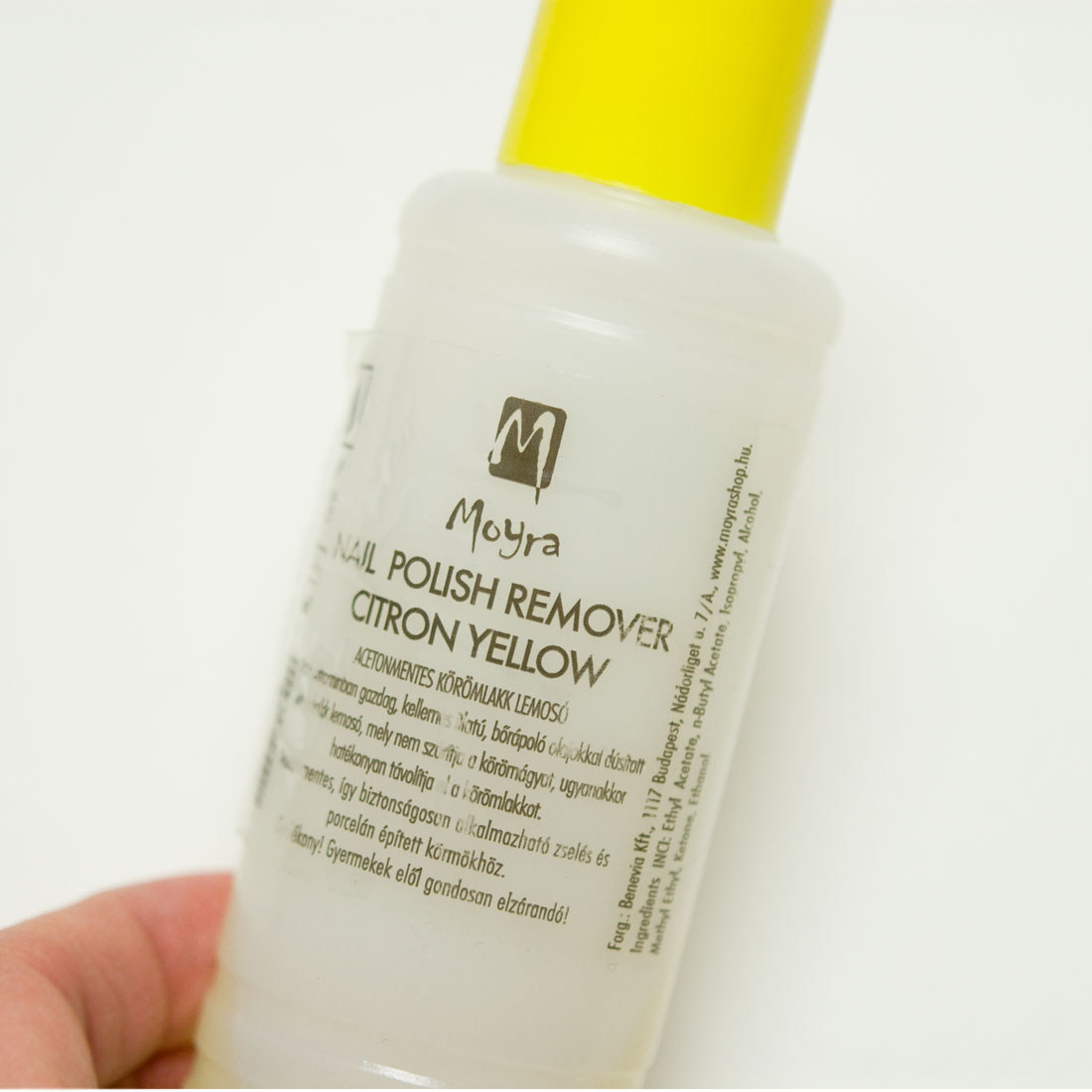 Moyra Nail Polish Remover - Citron Yellow