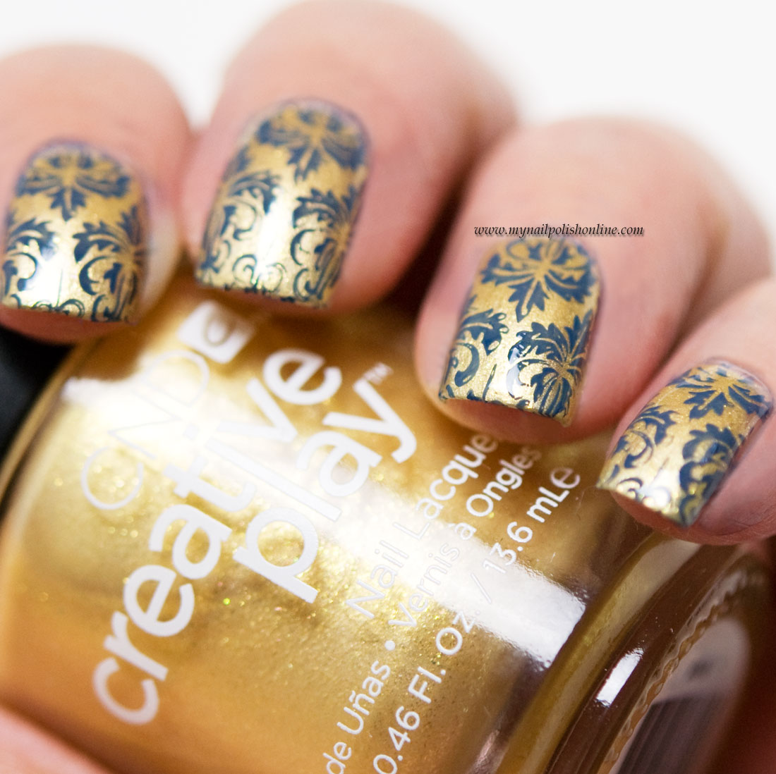 Nail art with stamping
