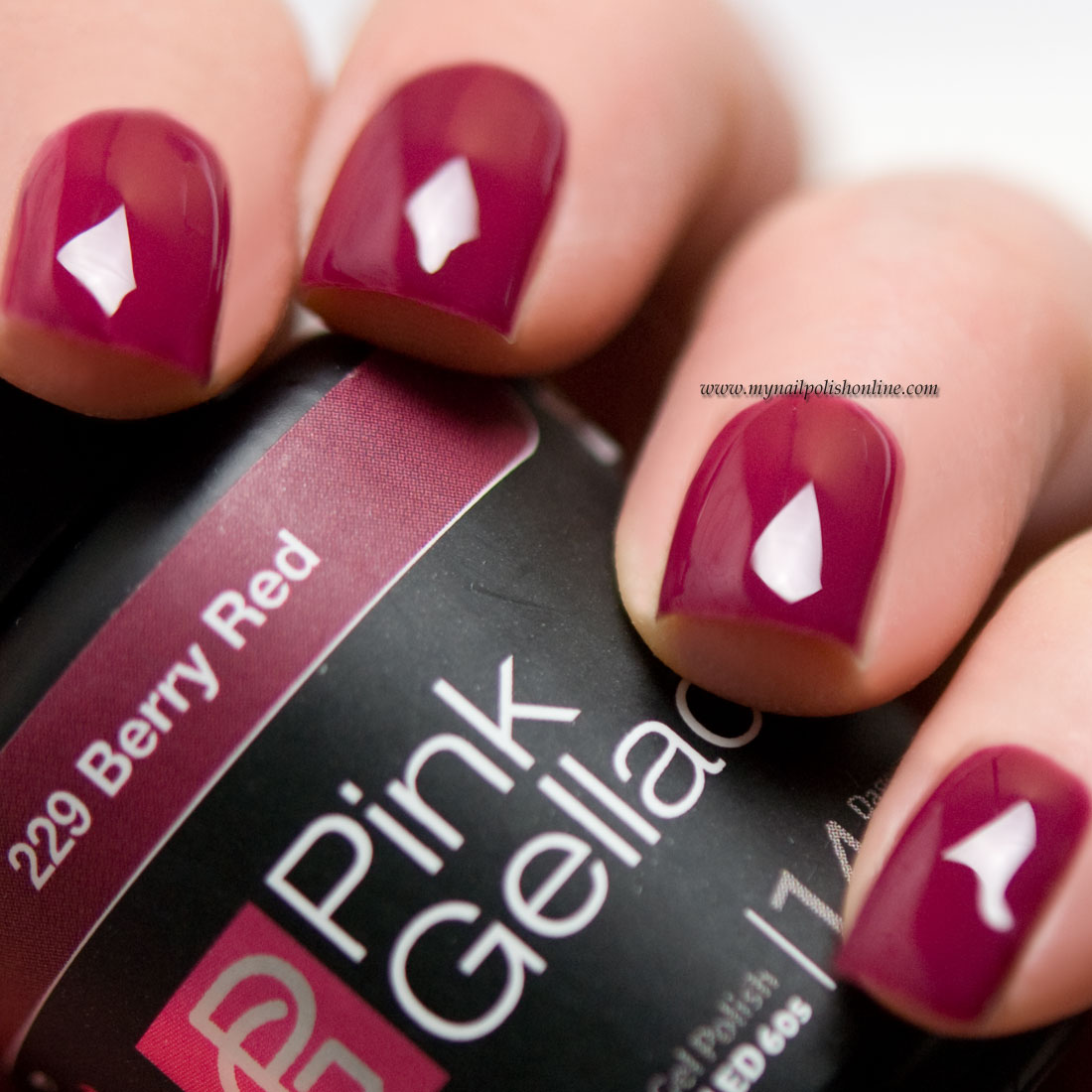 Pink Gellac Berry Red