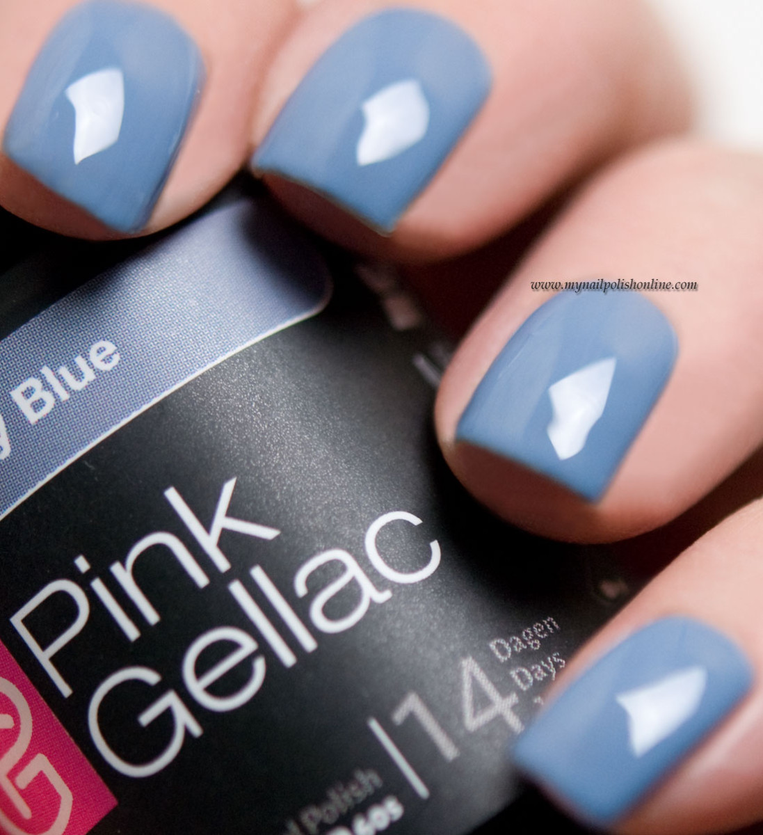Pink Gellac Cloudy Blue