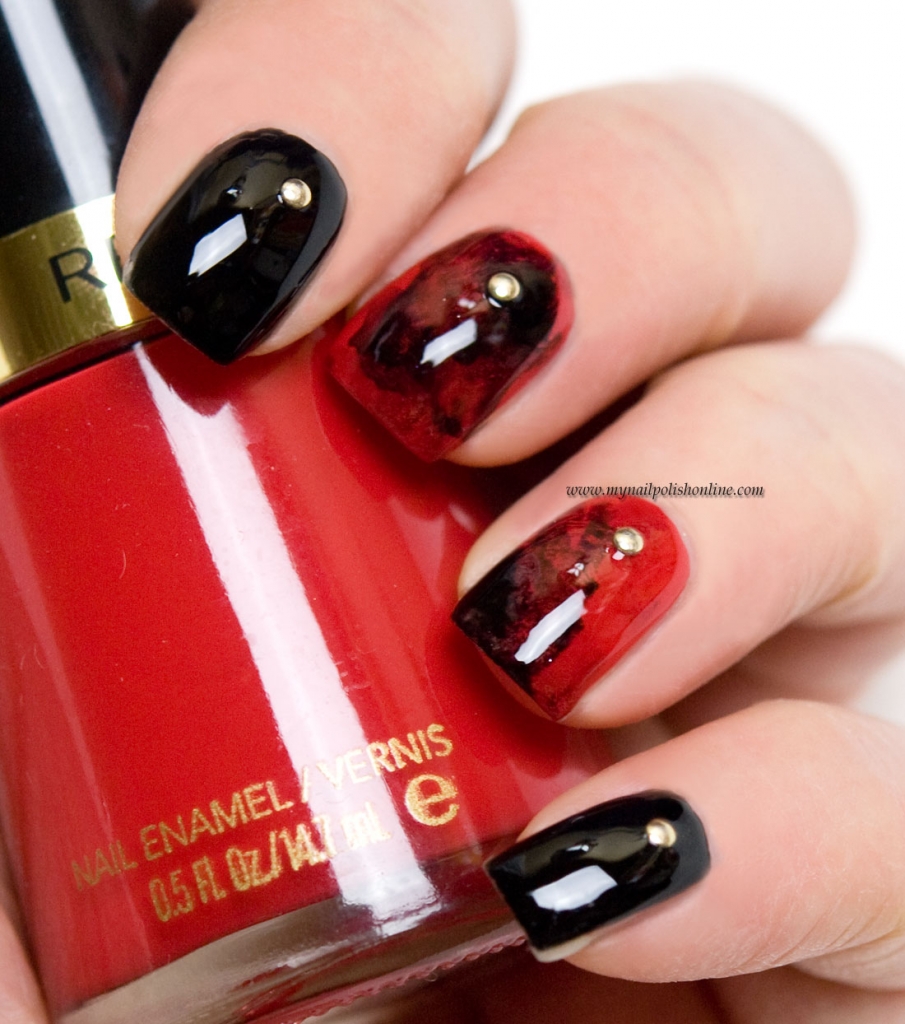 31DC2015 - Day1 Red Nails - My Nail Polish Online