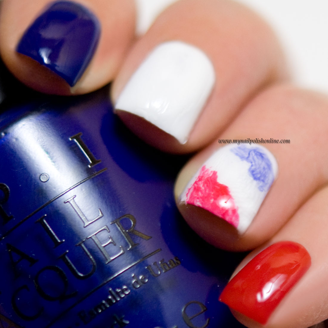 31DC2016 - Inspired by a flag - My Nail Polish Online
