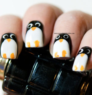 Penguin Nail Art - My Nail Polish Online